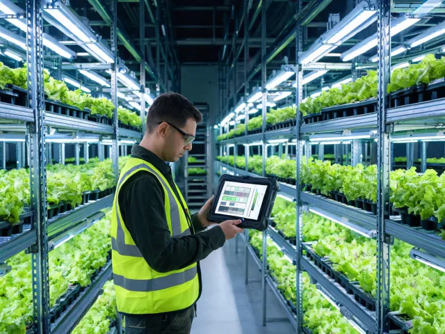 Grow room controller commissioning dashboard